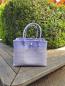 Preview: Braided Shopping Bag Jumbo - purple white